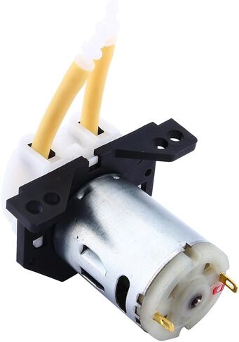 مضخة الجرعات DC12V القابلة للتعديل رأس تمعجي صامت ضوضاء منخفضة مضخة مياه الأداء المستقر لمختبر الحوض الكيميائي التحليلي السائل 12V المضخة التمعجية in Saudi Arabia