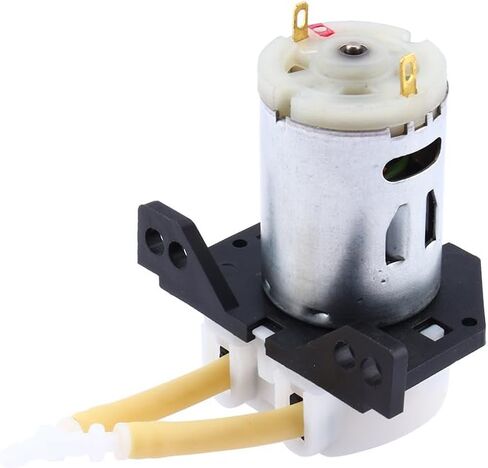 مضخة الجرعات DC12V القابلة للتعديل رأس تمعجي صامت ضوضاء منخفضة مضخة مياه الأداء المستقر لمختبر الحوض الكيميائي التحليلي السائل 12V المضخة التمعجية in Saudi Arabia