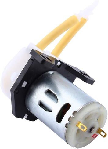 مضخة الجرعات DC12V القابلة للتعديل رأس تمعجي صامت ضوضاء منخفضة مضخة مياه الأداء المستقر لمختبر الحوض الكيميائي التحليلي السائل 12V المضخة التمعجية in Saudi Arabia