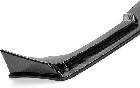 Front Lip 3Pcs Compatible with Infiniti Q50 Sport 2014-2017 Front Bumper Lip Spoiler Splitter (Glossy Black) in Saudi Arabia