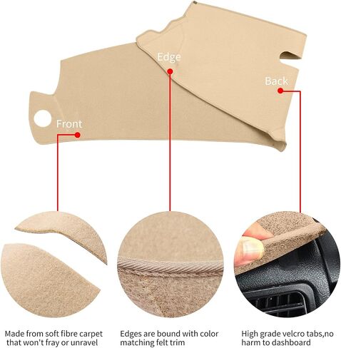 Dash Cover Custom Fit for 1997-2000 Chevy Chevrolet/GMC C1500 C2500 C3500 K1500 K2500 K3500, 1997-1999 GMC Yukon/Chevy Tahoe, 1999-2000 Cadillac Escalade,Dashboard Cover Mat Pad (Blue) in Kuwait