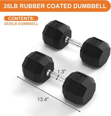 مجموعة الوزن PVC Hex Dummbell ، أحجام متعددة تمرين ولياقة dumbbells ، مجموعة 100 رطل (5+10+15+20 رطل) مجموعة x2،110 رطل (25+30 رطل) × 2 ، 35-50 رطل الأزواج للطن من العضلات ، بناء القوة وممارسة تمرين الجسم الكامل in Kuwait