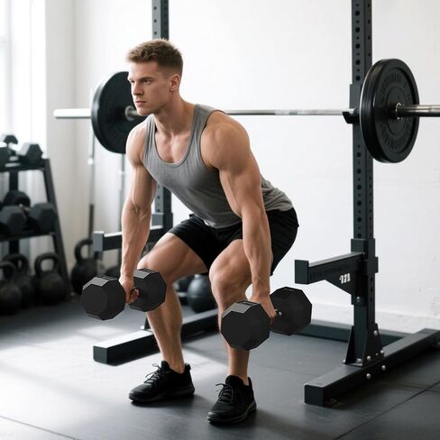 مجموعة الوزن PVC Hex Dummbell ، أحجام متعددة تمرين ولياقة dumbbells ، مجموعة 100 رطل (5+10+15+20 رطل) مجموعة x2،110 رطل (25+30 رطل) × 2 ، 35-50 رطل الأزواج للطن من العضلات ، بناء القوة وممارسة تمرين الجسم الكامل in Saudi Arabia