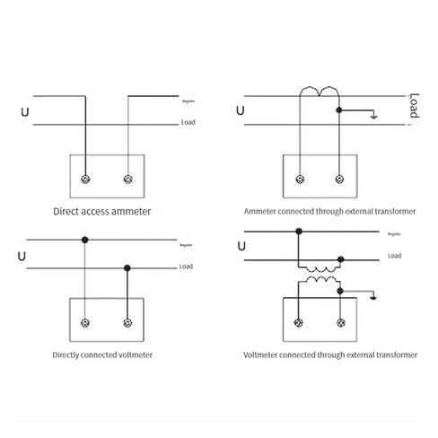 85L1 AC Voltage Meter Panel 3V-500V 64mm x 56mm x 60mm(100V) in Kuwait