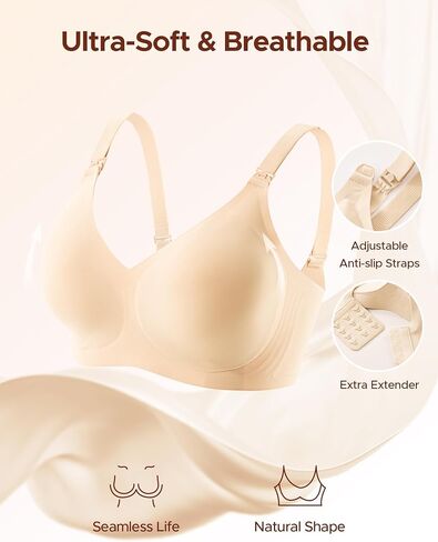 حمالات الصدر التمريضية غير الملحومة للرضاعة الطبيعية حمالات الأمومة للحمل المريح bralette in Kuwait