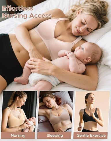 حمالات الصدر التمريضية غير الملحومة للرضاعة الطبيعية حمالات الأمومة للحمل المريح bralette in Kuwait