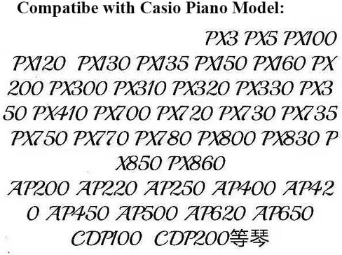 88pcs استبدال الأغطية المطاطية المطرقة لـ Casio Privia PX AP Series CDP PX120 150 160 330 350 860 AP 200 250 450 700 CDP100 CDP200 in Kuwait