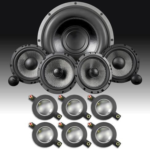 Diaphragm Fit for Timpano Tempesta TPT-RPDH2000 TPT-DH2000 Horn Driver 6PC in Saudi Arabia