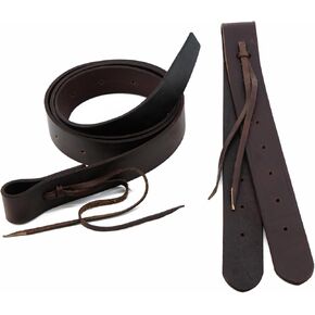 Latigo من الجلد الثقيل المزيت ، قبالة البليت ، أشرطة cinch مجموعة لسرج الحصان الغربي in Kuwait