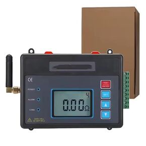 Grounding Earth Resistance Tester Monitoring Digital Online Earth Ground Tester Kit for Earth Resistance Voltage Test with 4G RS485 Communication Ground Resistance 0.01Ω-2000Ω Voltage 0-600V in Saudi Arabia