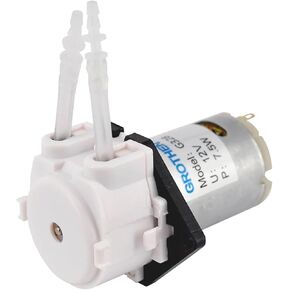 DC12V D2 جرعات الجرعات مضخة التمعجية السائل الماء الكيميائي سائل 5 ~ 40 مل/دقيقة للماء التحليلي المختبر المائي (D2 2 * 4) (70A ، رأس المضخة) in Kuwait