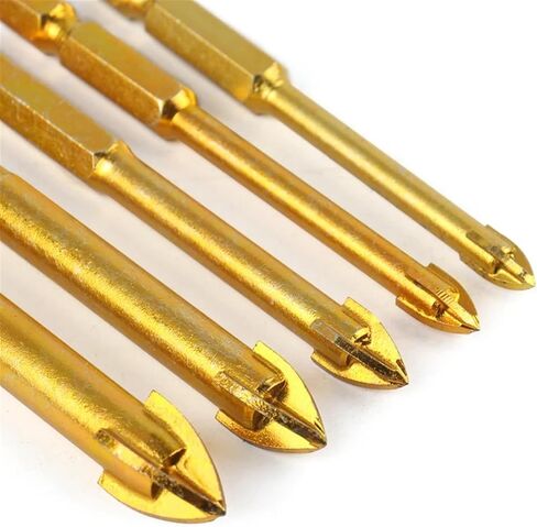5/6/8/10/12mm Hex Shank Tile Bits Glass Ceramic Concrete Hole Opener Saw Carbide Alloy Triangle Drill 1Pcs(6mm) in Saudi Arabia