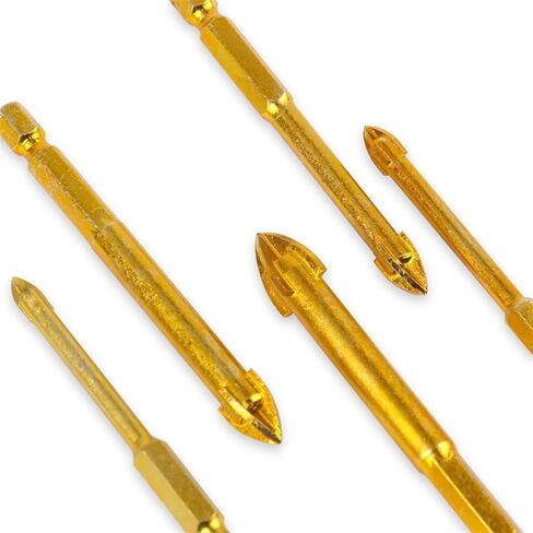 5/6/8/10/12mm Hex Shank Tile Bits Glass Ceramic Concrete Hole Opener Saw Carbide Alloy Triangle Drill 1Pcs(6mm) in Saudi Arabia