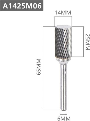 1PCS TUNGSTEN TOUNG POINT BURR DIE GRINDER TAPRASIVE TOAMS CARVING TAMES (6pcs (A06-16)) in Kuwait