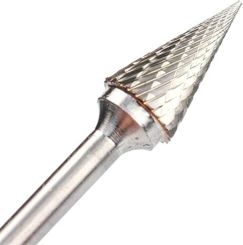 YG8 Alloy Rotary File 1Pcs MX Type Double Slot Tungsten Carbide Wood Carving Grinding Head Hard Metal for Copper(MX1625M06) in Kuwait