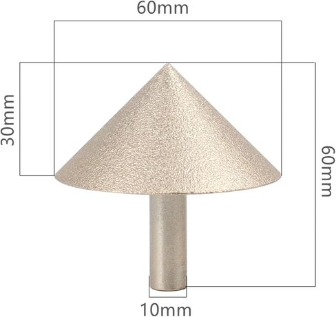 1pcs 20-60mm 90 درجة فراغ ناحس ماس العدادات الماس. in Kuwait