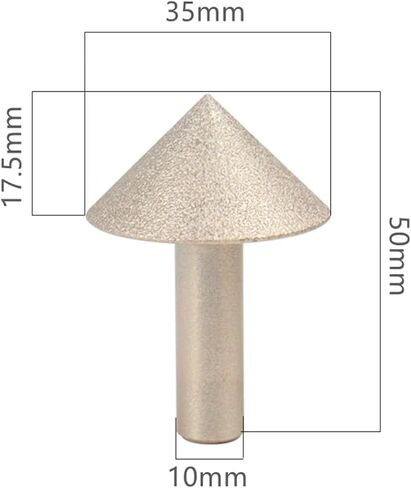 1pcs 20-60mm 90 درجة فراغ ناحس ماس العدادات الماس. in Kuwait