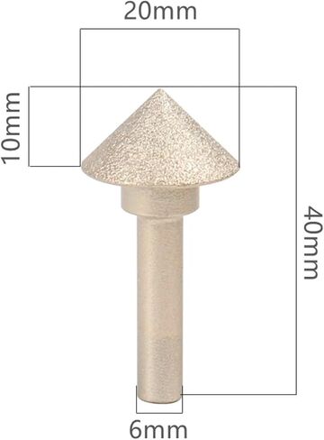 1pcs 20-60mm 90 درجة فراغ ناحس ماس العدادات الماس. in Saudi Arabia