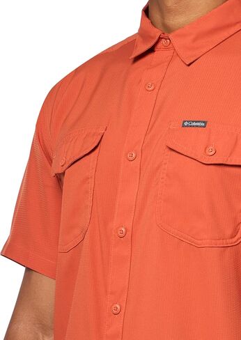 Columbia Men's Utilizer II Solid Short Sleeve Shirt, Moisture Wicking, Sun Protection, Stone Green, 3X Big in Saudi Arabia