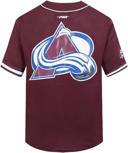 Mens NHL Mesh Button Down Top in Saudi Arabia