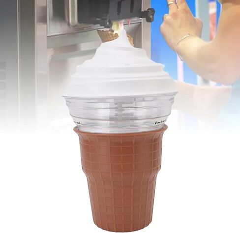 DIY Ice Cream Maker Machine Beginner Friendly Safe ABS PP Material USB Plug in 5V for Homemade Ice Cream Sorbet Frozen Yogurt in Saudi Arabia