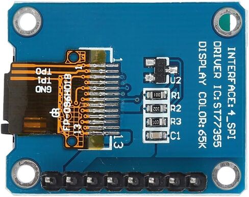 0.96 Inch HD IPS Color LCD Display Module 80x160 RGB ST7735 with SPI Interface for Easy Integration in Saudi Arabia