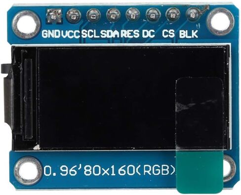 0.96 Inch HD IPS Color LCD Display Module 80x160 RGB ST7735 with SPI Interface for Easy Integration in Saudi Arabia