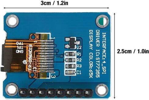 0.96 Inch HD IPS Color LCD Display Module 80x160 RGB ST7735 with SPI Interface for Easy Integration in Saudi Arabia