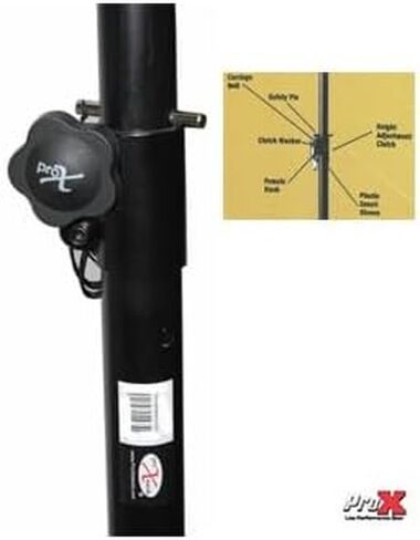 PROX T-SS26P 8 '(96 ") جميع مجموعة مكبرات الصوت المعدنية من 2 واط/حالة حمل in Kuwait
