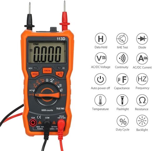 مولد الإشارة الحالي الرقمي MultiMeter 6000 التهم تلقائي يتراوح درجة حرارة الجهد القياس المقياس العداد الخلفي in Saudi Arabia