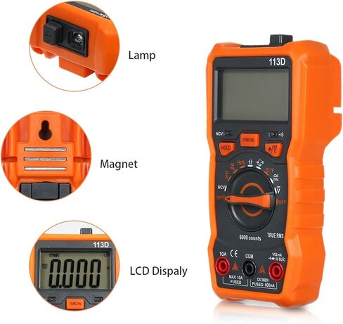 مولد الإشارة الحالي الرقمي MultiMeter 6000 التهم تلقائي يتراوح درجة حرارة الجهد القياس المقياس العداد الخلفي in Saudi Arabia