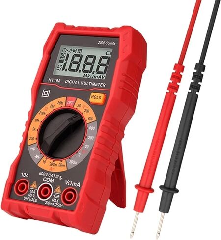 مولد الإشارة الحالي Digital Multimeter TRMS 2000 COUNTS VOLT METER OHMMETER MANUAL النطاق اليدوي يقيس بدقة مقاومة التيار الجهد in Saudi Arabia