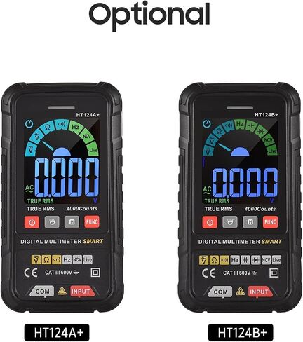 Current Signal Generator Digital Multimeter 4000 Counts LCD Color Display DC AC Voltage Capacitance Wire Tester (Color : HT124A) in Saudi Arabia