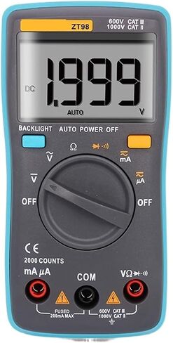 المولد الحالي للإشارة الرقمية النطاق التلقائي متعدد القياس 2000 COUNTS الخلفية الإضاءة AMMETER METER in Saudi Arabia