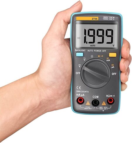 المولد الحالي للإشارة الرقمية النطاق التلقائي متعدد القياس 2000 COUNTS الخلفية الإضاءة AMMETER METER in Saudi Arabia