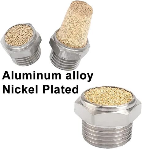 1PCS Exhaust Muffler Flat Head/Throttle BSL/BESL/BSLM M5 1/8" 1/4" 3/8" 1/2" Silencers Fitting Noise Filter(BSLM-M5) in Saudi Arabia