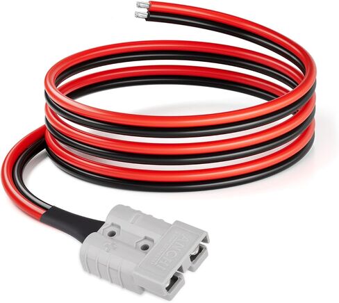 10AWG 2FT Anderson Connector 50 Amp Cable,Anderson SB50 Plug Battery Quick Connector Cable for Solar and Wind Energy Systems Battery Power Connections in Saudi Arabia