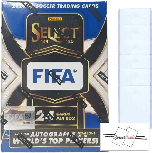 2024-25 Panini Select Soccer (Football/Fútbol) Blaster Box with 24 Trading Cards + 6 Toploaders + StreetCards Magnet! in Saudi Arabia