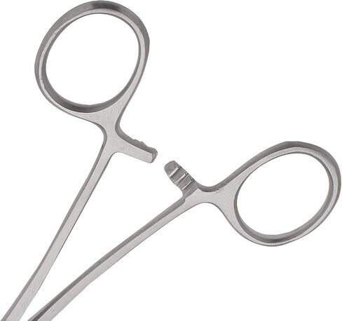 SurgicalOnline 14 "ملقط علب المنحني الطويل - مشابك الملقط الفولاذ المقاوم للصدأ - مرقع مثالية للممرضات وملقط الصيد والحرف والهوايات in Saudi Arabia