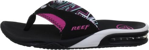 Reef Women's Fanning Flip-Flop, Strawberry Suede, 9 in Saudi Arabia