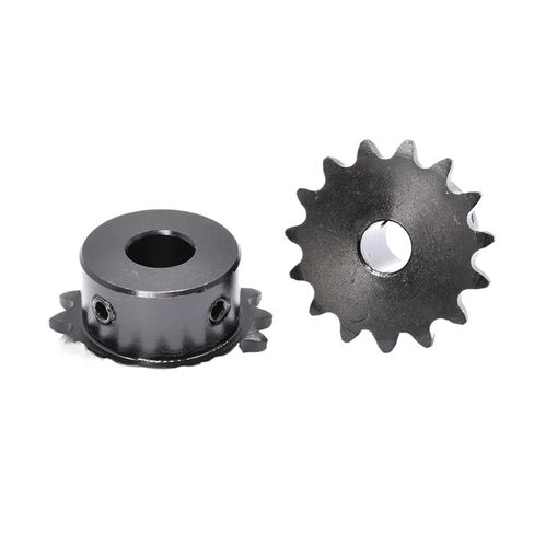 Pinion Hardware for Mechanical Rotation 2Pcs 17Teeth 04C Chain Gear 45# Steel Industrial Sprocket Wheel 6mm - 12mm Bore Motor Chain Drive Sprocket(10mm) in Kuwait