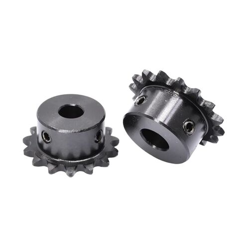 Pinion Hardware for Mechanical Rotation 2Pcs 17Teeth 04C Chain Gear 45# Steel Industrial Sprocket Wheel 6mm - 12mm Bore Motor Chain Drive Sprocket(10mm) in Kuwait