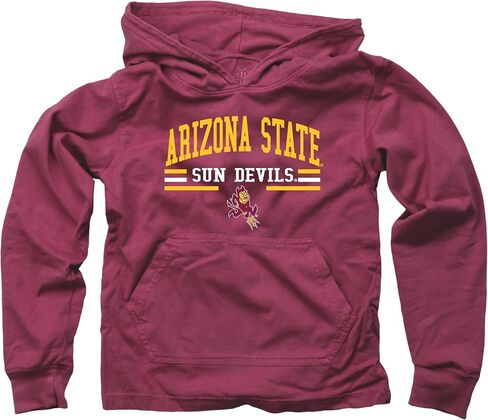 Wes and Willy Youth Boys College Team Long Sleeve Hooded T-Shirt in Saudi Arabia