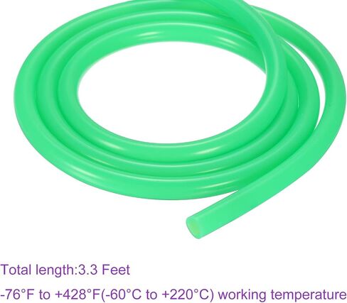 Dmiotech 3/8 "(9mm) ID 1/2" (12 مم) OD 3.3 قدم أنبوب السيليكون أنبوب السيليكون الصناعي الأخضر لمضخة هواء الماء in Saudi Arabia