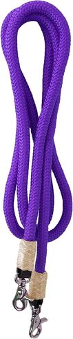 8' Round Braided Nylon Cord Roping Reins (Royal Blue) in Saudi Arabia