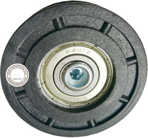 Elevator Door Hanging Wheel Lift Spare Parts Black Nylon Hanger Roller 56 * 16 * 6201 Screw M10 OD 56mm in Saudi Arabia