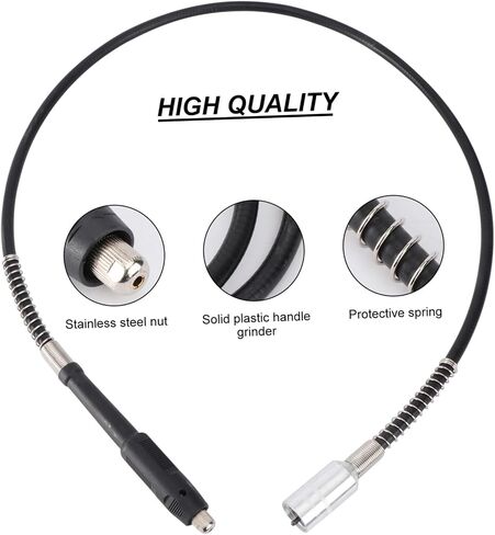 LIFKOME 1set Flexible Shaft Electric Accessories for Wood Carving and Engraving Compatible Rotary Tools for Tight Spaces and Inaccessible Areas in Saudi Arabia