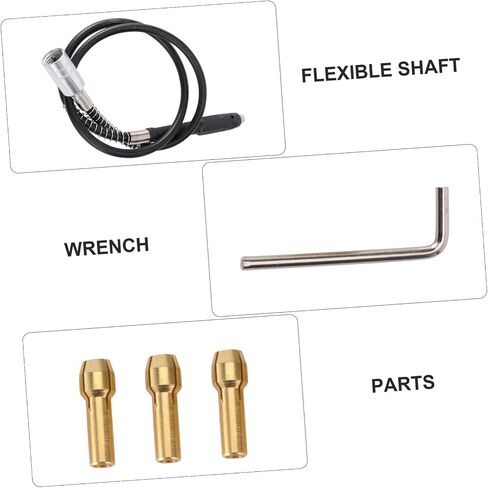 LIFKOME 1set Flexible Shaft Electric Accessories for Wood Carving and Engraving Compatible Rotary Tools for Tight Spaces and Inaccessible Areas in Saudi Arabia