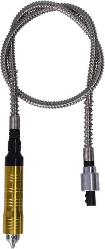 Flexible Shaft Adapter for Electric Grinder and Polisher with Ergonomic Handle and Extension Cable - Stainless Steel Aluminum Alloy - Easy Installation for Fine Grinding and in Saudi Arabia
