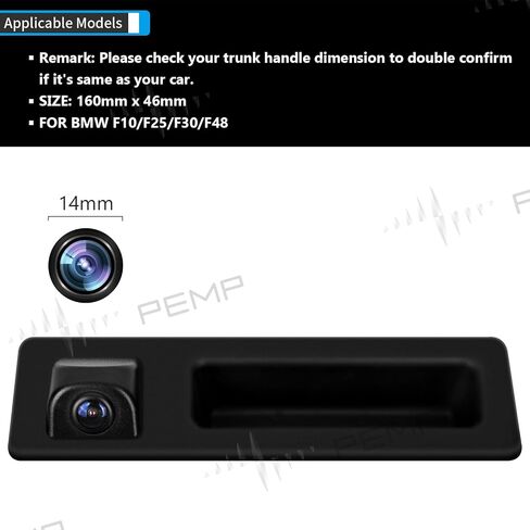 PEMP AHD 720P 25FPS Backup Camera for BMW F10 F30 F25 F48 in Kuwait